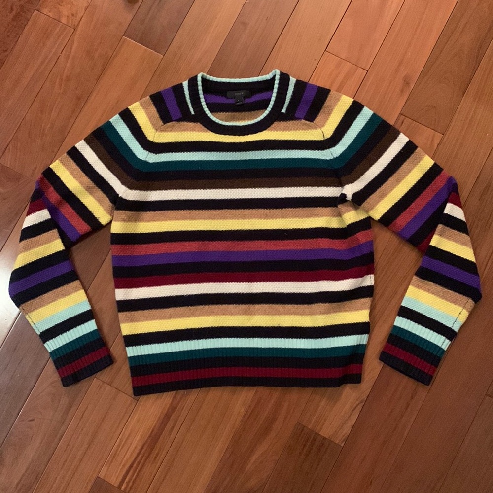 Vintage J Crew striped sweater